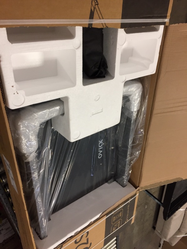 Photo 1 of USED---OVICX Q2S Folding Portable Treadmill Manual Compact Walking Running Machine for Home Gym Workout Electric Desk Treadmills with LED Display Device Holder Treadmills for Small Spaces