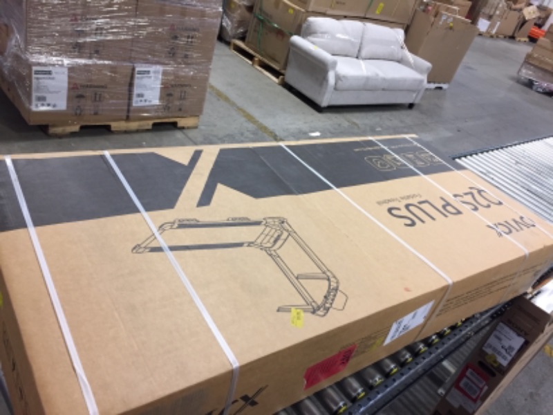 Photo 1 of USED---OVICX Q2S Folding Portable Treadmill Manual Compact Walking Running Machine for Home Gym Workout Electric Desk Treadmills with LED Display Device Holder Treadmills for Small Spaces