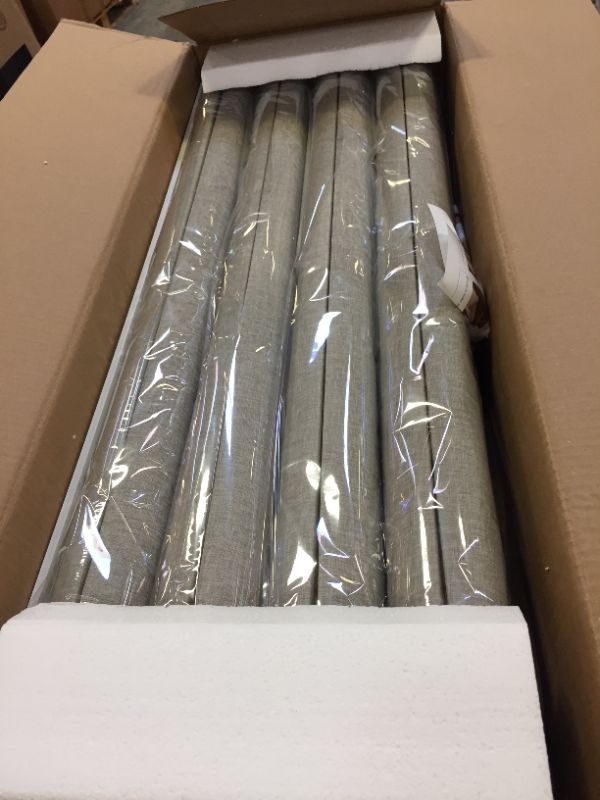 Photo 1 of Art3d Queen/Full Size Wall Mounted Panel Upholstered Headboards in Gray - Pack of 8 Panels 31.5" x 11.8" Each
