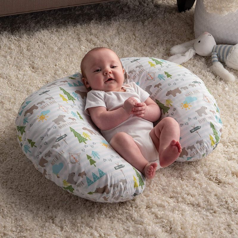 Photo 1 of Boppy Original Nursing Pillow and Positioner, North Park, Cotton Blend Fabric with allover fashion
