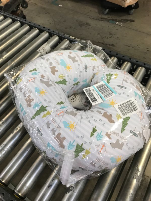Photo 1 of Boppy Original Nursing Pillow and Positioner, North Park, Cotton Blend Fabric with allover fashion
