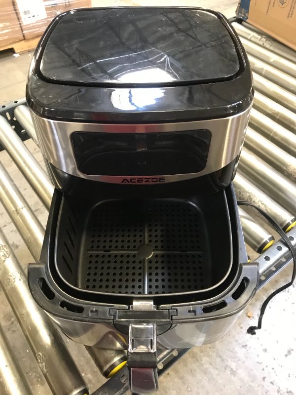 Photo 2 of 7.4 Qt Air Fryer, Acezoe Electric Air Fryers XL Hot Oven 1700W Oilless Cooker LED Touch Screen with 10 Cooking Functions, Preheat, Nonstick Basket, Stainless Steel Large Vortex Air Fryers
