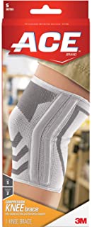 Photo 3 of 2 Pack-ACE Knitted Knee Brace with Side Stabilizers, Small 1 Each- Color White-Size XL 