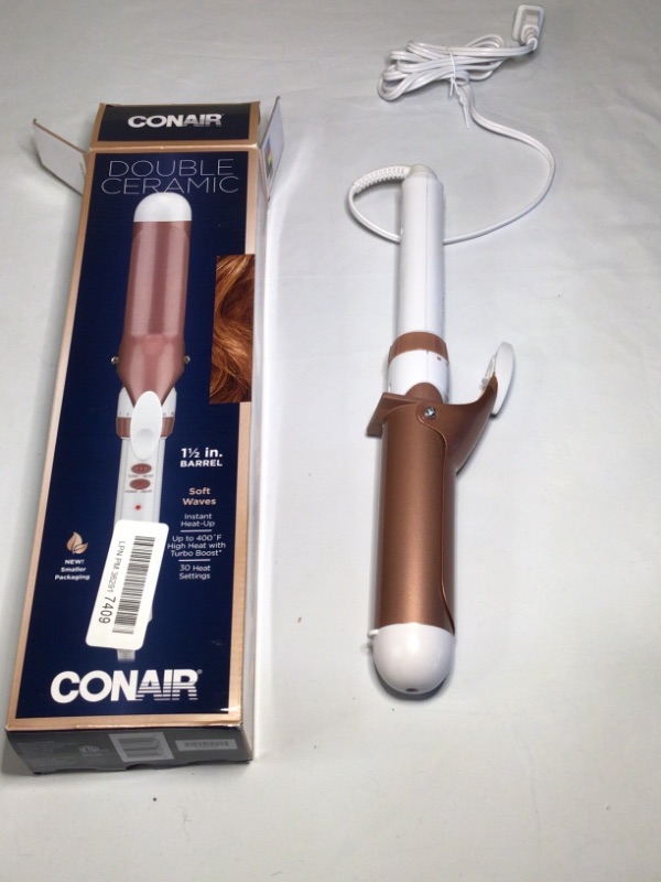 Photo 3 of Conair Double Ceramic 1.5-Inch Curling Iron