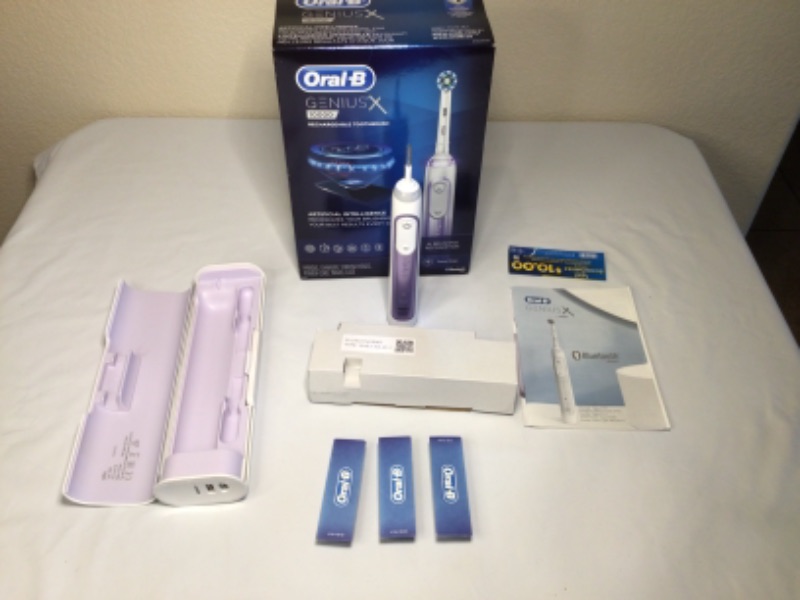 Photo 4 of Oral B Genius X 10000 Rechargeable Toothbrush AI Brushing Recognition