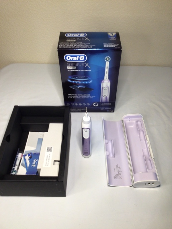 Photo 3 of Oral B Genius X 10000 Rechargeable Toothbrush AI Brushing Recognition