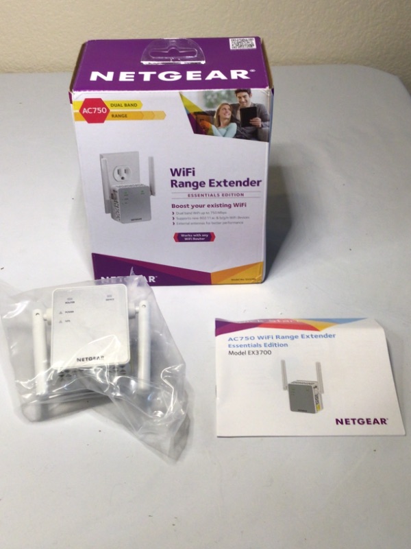 Photo 2 of NETGEAR AC750 Dual Band Gigabit Wi-Fi Range Extender EX6100