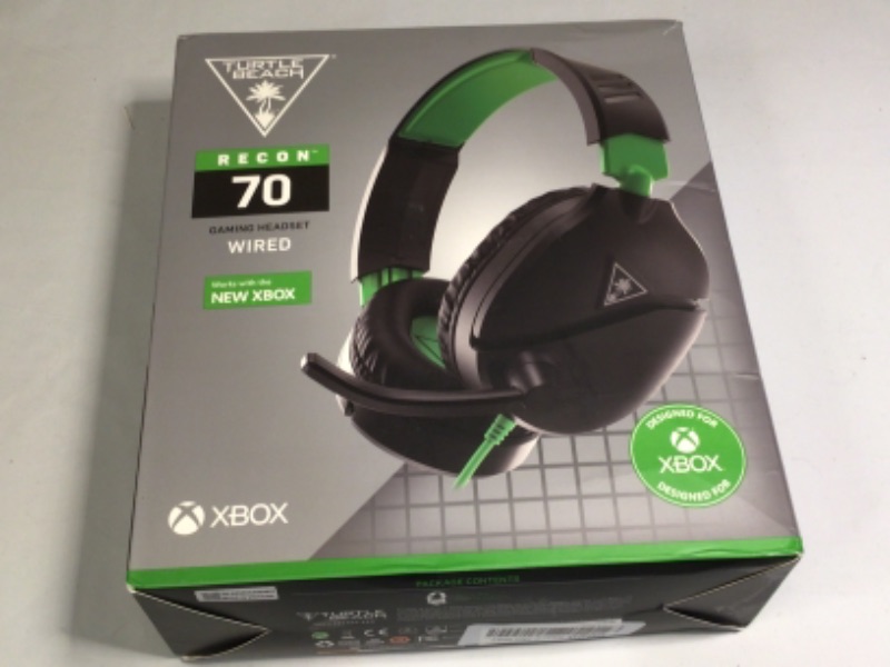 Photo 2 of Turtle Beach Recon 70 Xbox Gaming Headset - Xbox Series X, Xbox Series S, Xbox One, PS5, PS4, PlayStation, Nintendo Switch, Mobile & PC with 3.5mm - Flip-Up Mic, 40mm Speakers - Black