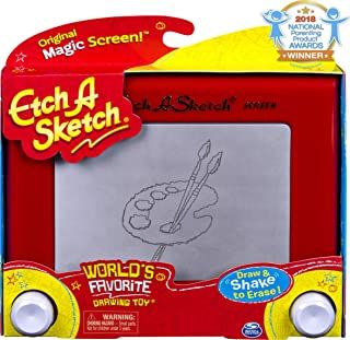 Photo 1 of Etch A Sketch, Classic Red Drawing Toy with Magic Screen, for Ages 3 and Up