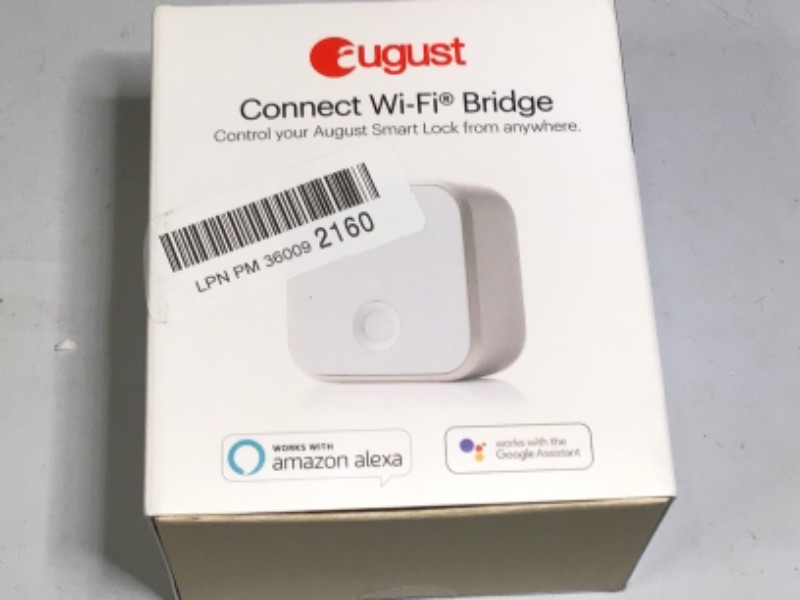 Photo 2 of August Connect Wi-Fi Bridge, Remote Access, Alexa Integration for Your August Smart Lock