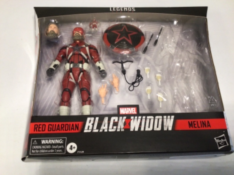 Photo 2 of Avengers Hasbro Marvel Legends Series 6-inch Scale Red Guardian & Melina Vostkoff Figure 