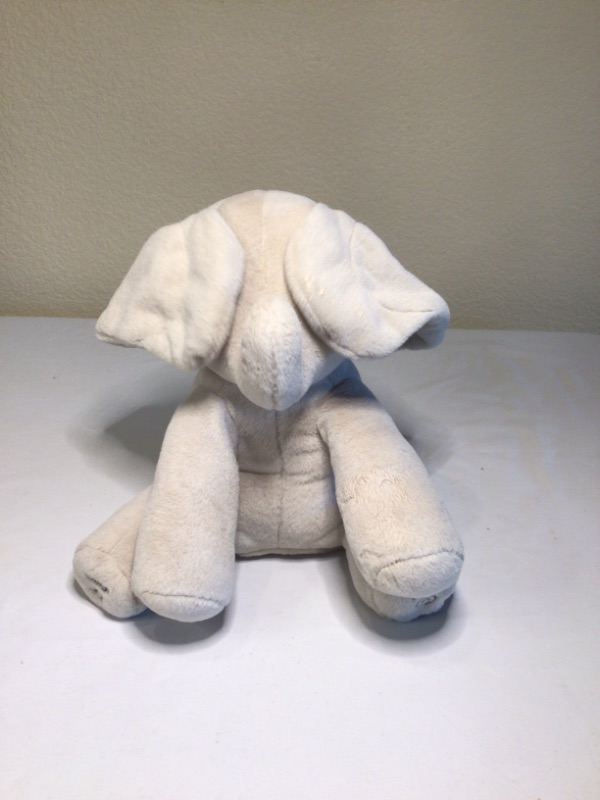 Photo 2 of GUND Baby Animated Flappy The Elephant Stuffed Animal Plush, Gray, 12"