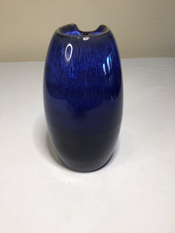 Photo 3 of Ceramic Backflow Incense Holder Waterfall Incense Burner,-Blue