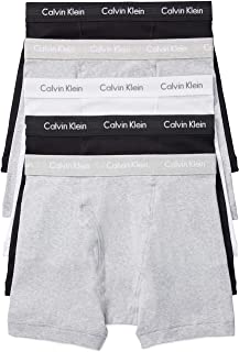 Photo 1 of Calvin Klein Men's Cotton Classics 7-Pack Boxer Brief-Gray (2), White (2)  and Black (3)-Size Medium