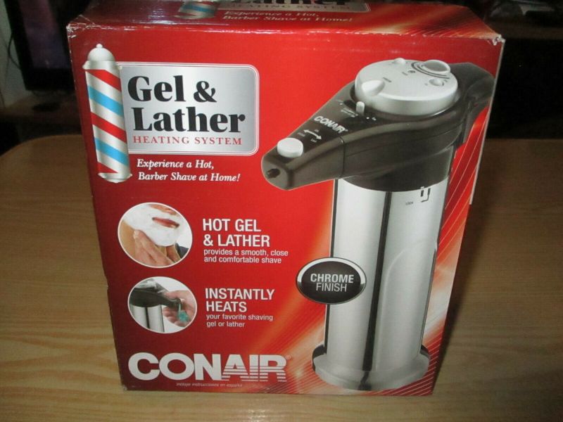 Photo 1 of Conair Gel & Lather Heating System Shave Chrome Finish Model 