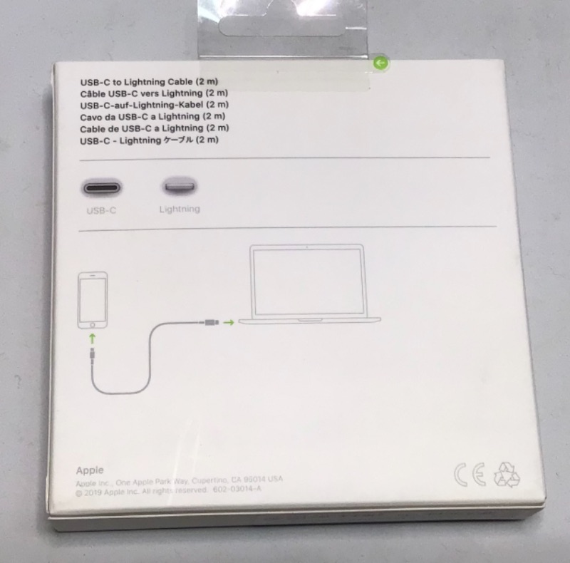 Photo 1 of Apple Lightning to USB-C Cable (2 m) -Box is Sealed