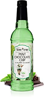 Photo 1 of 2 Bottles- 1) Jordan’s Skinny Syrups Mint Chocolate Chip, Sugar Free Flavoring Syrup, 25.4 Ounce Bottle  AND 2)Sugar Free Salted Caramel, 25.4 ounce bottle