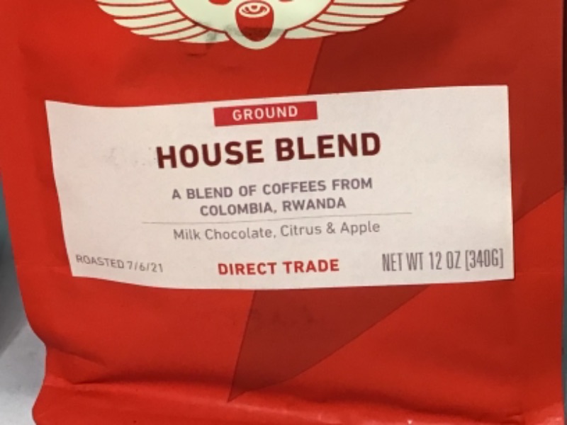 Photo 2 of 2 Bags Coffee by Intelligentsia-Ground- House Blend-A Blend of Coffees from Colombia and Rwanda- Milk Chocolate, Citrus, & Apple- GROUND