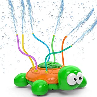 Photo 1 of 2 Outdoor Water Play Sprinklers- Tortoise and an Elephant-Water Spray Sprinkler for Kids, Spinning Turtle Water Sprinkler Toy with Wiggle Tubes
AND Outdoor Water Play Sprinklers, Garden Water Spray Toys for Kids Toddlers Summer Backyard Elephant Sprinkler