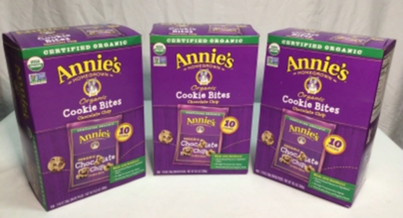 Photo 2 of 3 Boxes- Annie's Organic Chocolate Chip Cookie Bites, 10.5 oz, 10 ct each Box