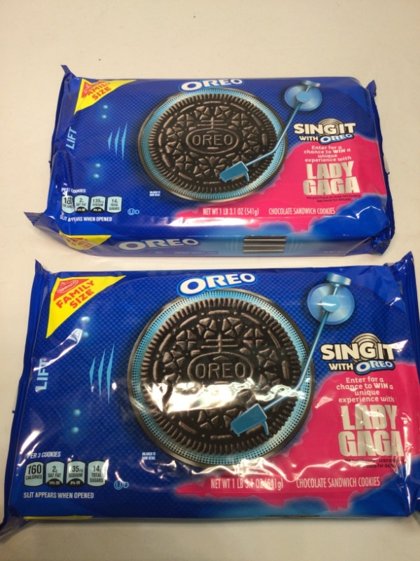 Photo 1 of 2 Packages-Oreo Cookies- 1 lb 3oz-  