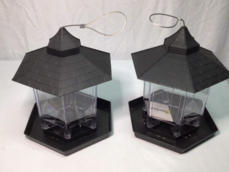 Photo 1 of 2 Pack- Bird Feeders- Both are Black