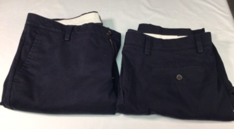 Photo 1 of Dockers 2 PACK Navy Blue Slacks- Slim Fit- Size 38x 32