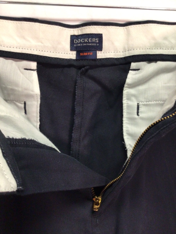 Photo 3 of Dockers 2 PACK Navy Blue Slacks- Slim Fit- Size 38x 32