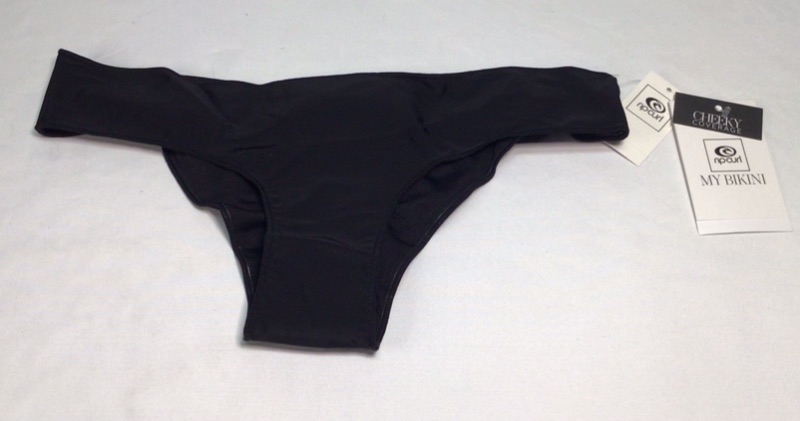 Photo 1 of Classic Surf Hipster Bikini Bottom by Rip Curl- Black-Size Small