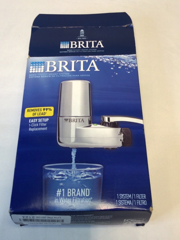 Photo 1 of Brita Basic Mount Faucet Water Filter System, Chrome