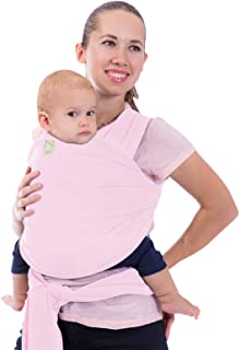 Photo 1 of Baby Wrap Carrier - All in 1 Stretchy Baby Sling - Baby Carrier Sling - Baby Carrier Wraps - Baby Carriers for Newborn, Infant - Baby Holder Straps - Baby Slings - Baby Sling Wrap (Dusty Pink)