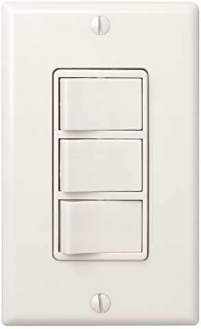 Photo 1 of Broan-NuTone 77DV Three-Switch with Four Function Wall Control, 20 Amp, Ivory