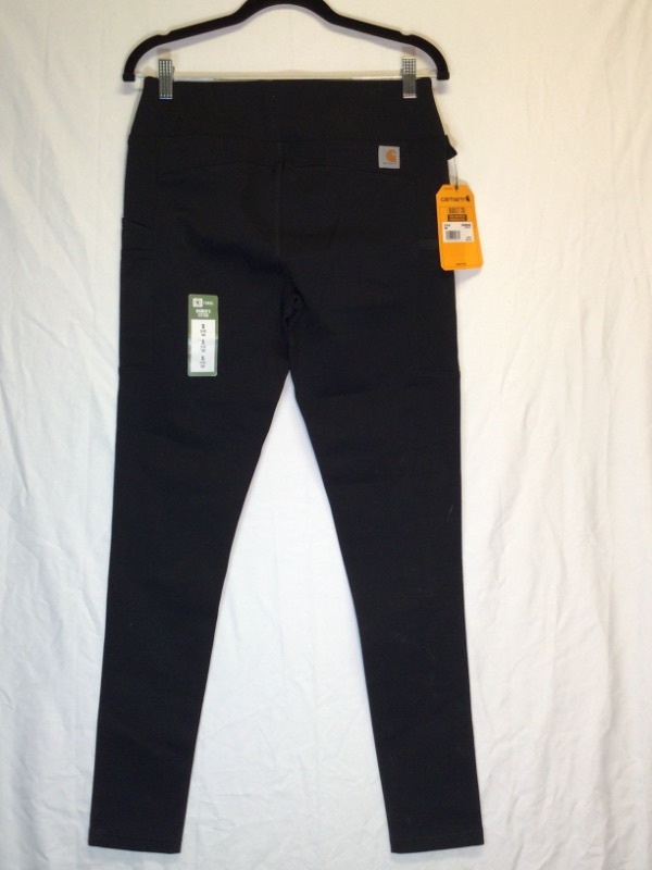 Photo 3 of Carhartt Women's Force Fitted Lightweight Utility Legging-Black- Size Small (4-6) Tall