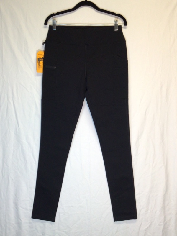 Photo 2 of Carhartt Women's Force Fitted Lightweight Utility Legging-Black- Size Small (4-6) Tall