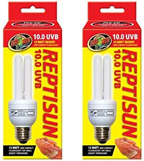 Photo 1 of 2-PACK ReptiSun 10.0 UVB Mini Compact Fluorescent (13 watts)