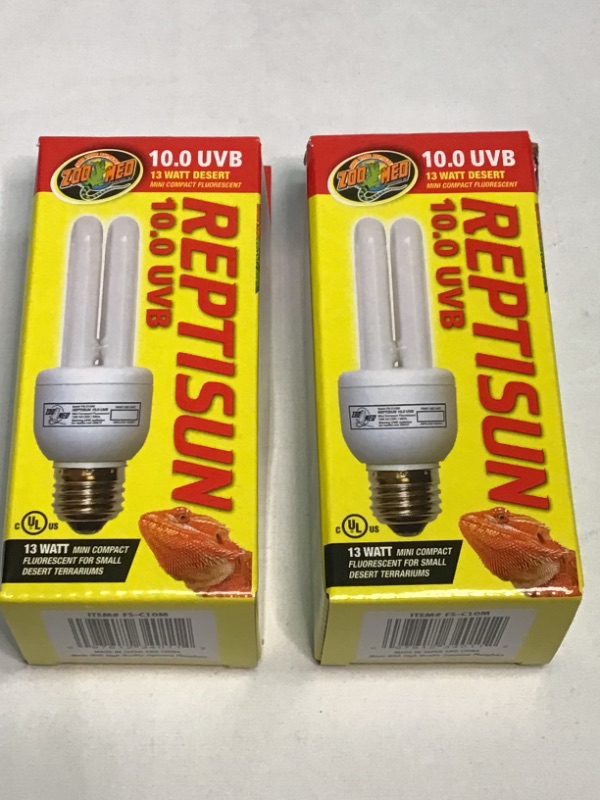 Photo 2 of 2-PACK ReptiSun 10.0 UVB Mini Compact Fluorescent (13 watts)