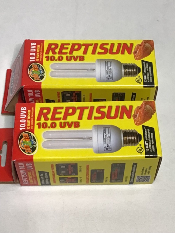 Photo 4 of 2-PACK ReptiSun 10.0 UVB Mini Compact Fluorescent (13 watts)