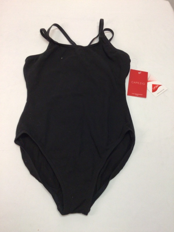 Photo 1 of Capezion DB Strap Cami Leotard- Black- Size Large