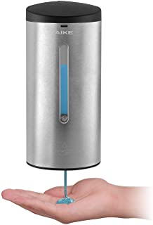 Photo 1 of AIKE AK1205 Wall Mounted Commercial Automatic Liquid Soap Dispenser Brushed Stainless Steel Large Capacity 24oz/700ml