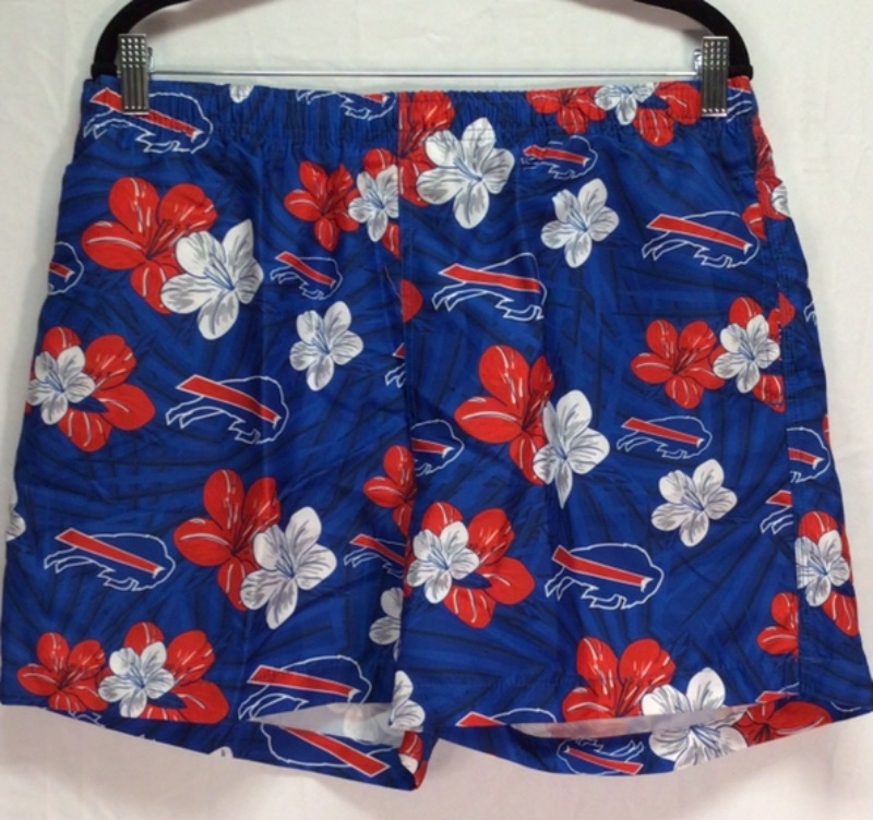 Photo 3 of FOCO Men's Hibiscus  5.5" Suit Swimming Trunks- Bills Colors- Size XL