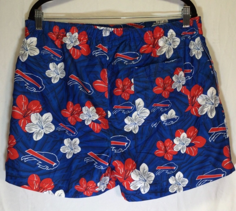 Photo 2 of FOCO Men's Hibiscus  5.5" Suit Swimming Trunks- Bills Colors- Size XL