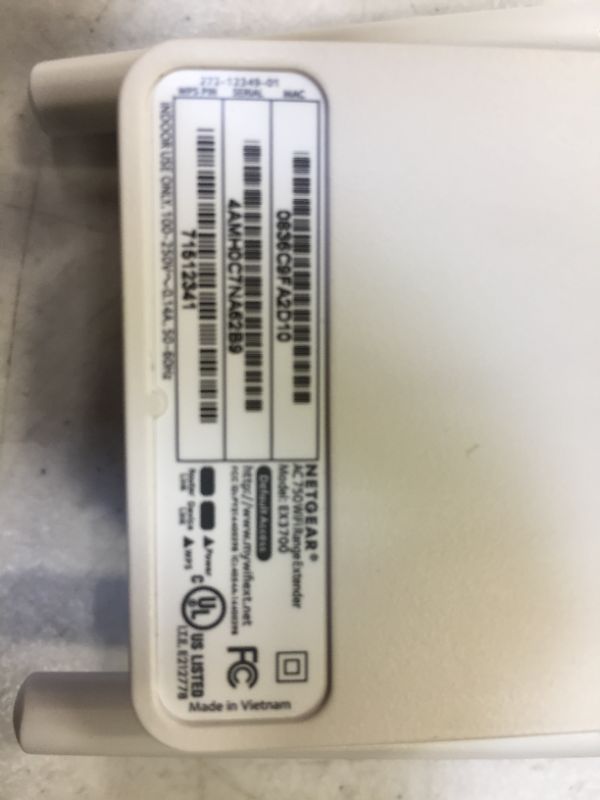 Photo 4 of NETGEAR AC750 Dual Band Gigabit Wi-Fi Range Extender EX3700