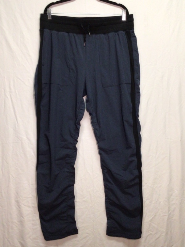 Photo 2 of Core 10 Women's Woven Dance Pant-Blue/Grey with Black Trim- Size XL