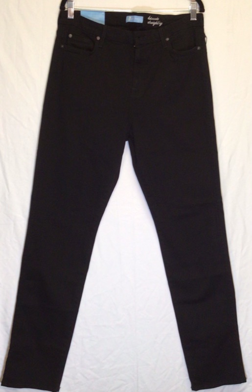 Photo 2 of 7 For All Mankind Women's Straight Leg Jean-Black- Size 34 Waist