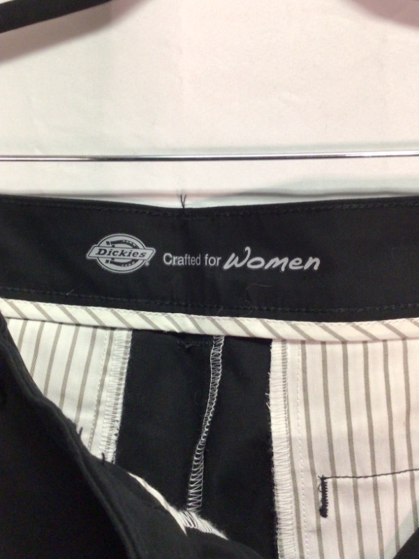 Photo 1 of Dickies Women's Work Pants Flex Twill Pants Curvy Fit Straight Leg- Black- Size 14 Regular