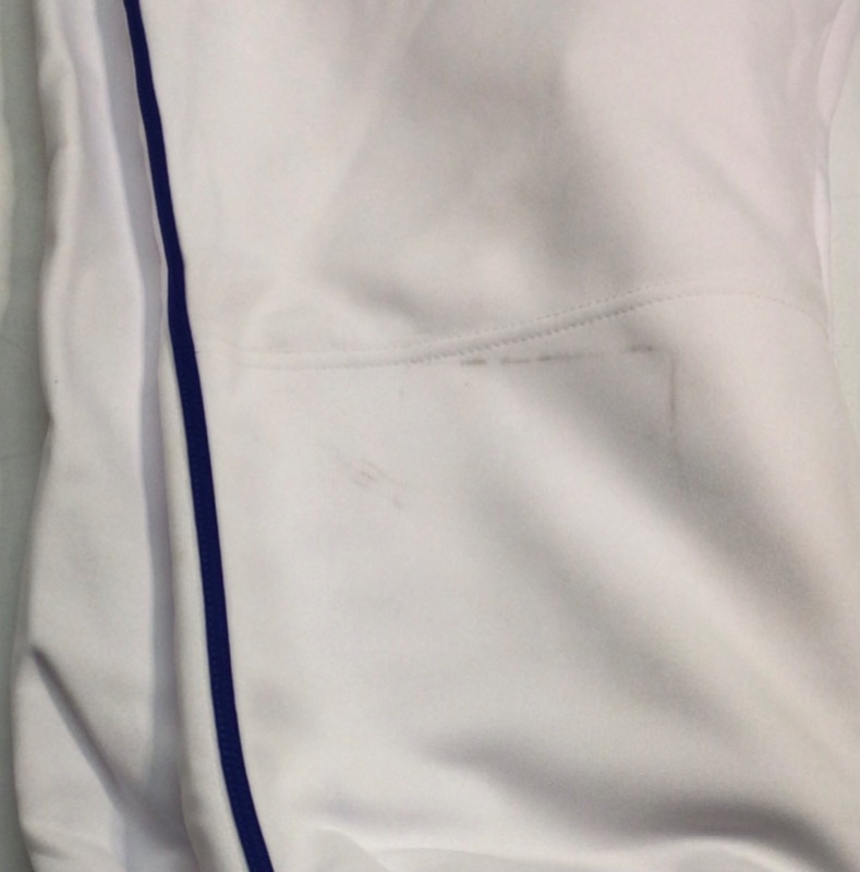 Photo 5 of Men's Baseball Pants by Easton-White with Blue Piping- Size Large  Length 33-34".