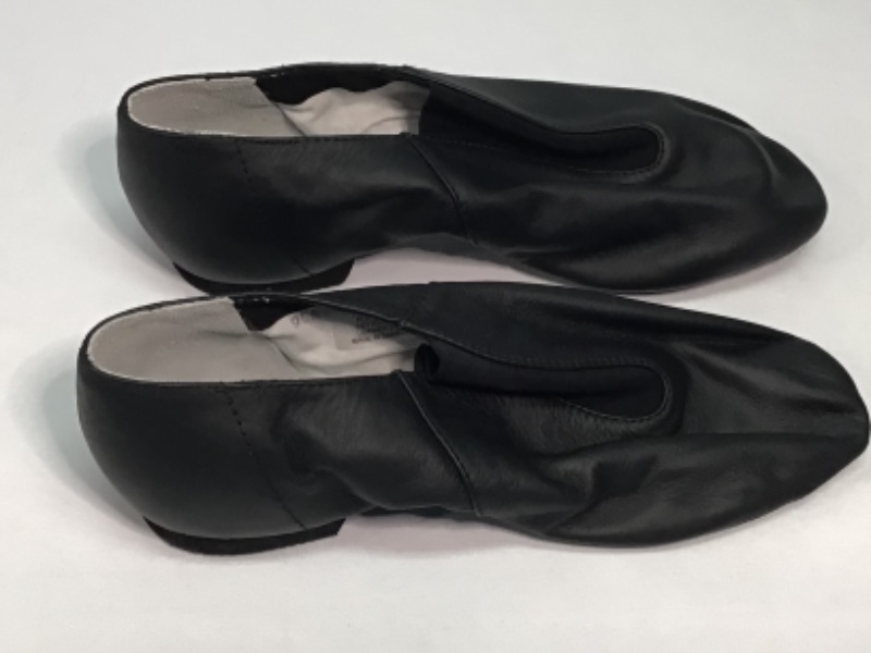 Photo 2 of Bloch Dance Women's Super Jazz Leather and Elastic Slip On Jazz Shoe-Black- Size 9