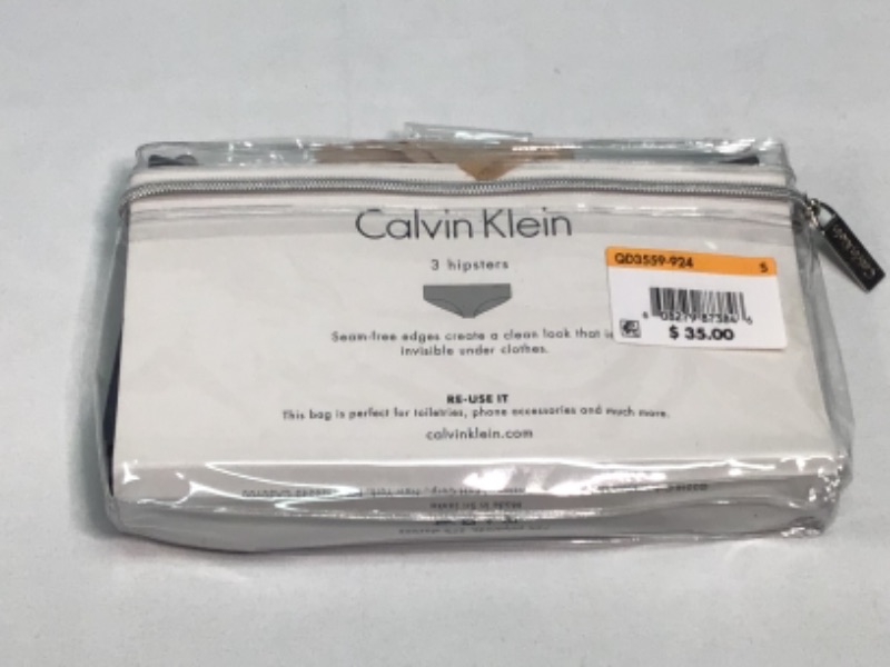 Photo 3 of Calvin Klein Women's Invisibles Hipster Multi-Pack Panty- 3 Pack- Black and Beige- Size Small