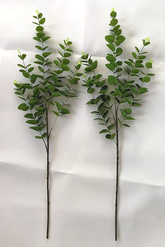 Photo 1 of Xmas Arts & Crafts Artificial Eucalyptus Leaves Floral Picks for Home Office Hotel Decoration (Pack of Two) (#1)
