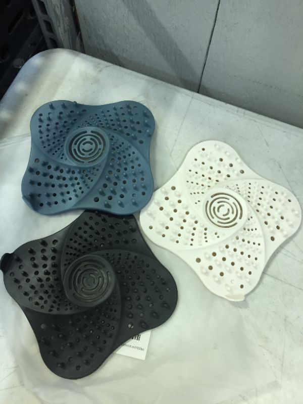 Photo 1 of 3 PACK DRAIN COVER FOR BATHROOM AND KITCHEN